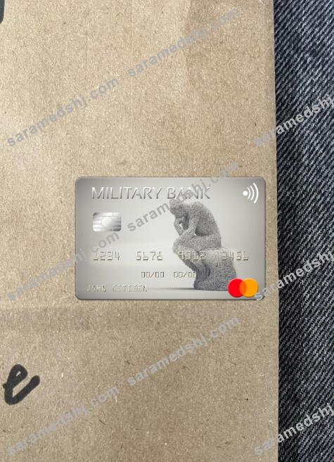 Australia Australian Military Bank mastercard photolook front